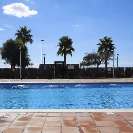Apartment At041 Els Pins, Primera Linea De La Playa, Con Piscina Torredembarra