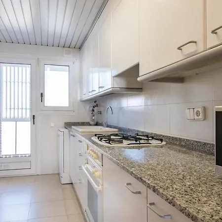 Apartment At041 Els Pins, Primera Linea De La Playa, Con Piscina *